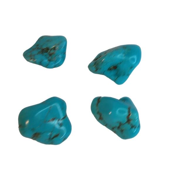 Howlite Blue Turquoise Loose Rough Gemstone Jewelry Making READI - Picture 5 of 6